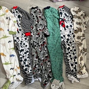 Kids onesie pajama set of 6
